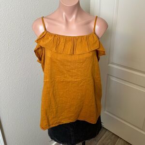 Old Navy Mustard Yellow Cami Top Sz XL